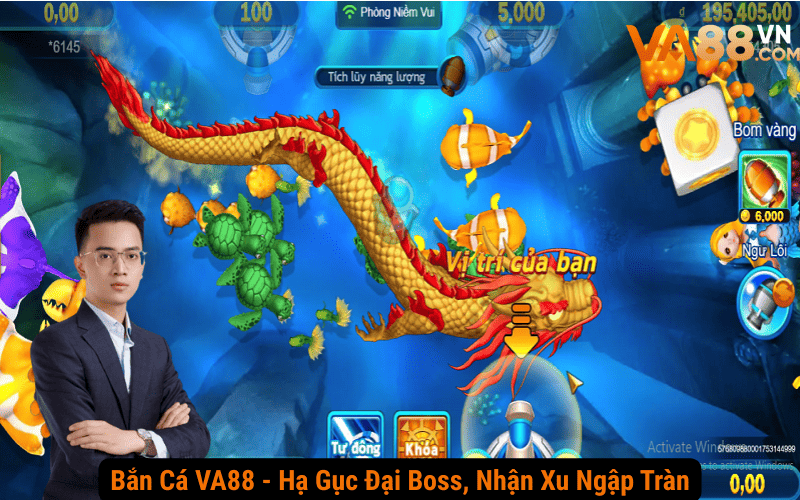 Bắn Cá VA88 – Hạ Gục Đại Boss, Nhận Xu Ngập Tràn